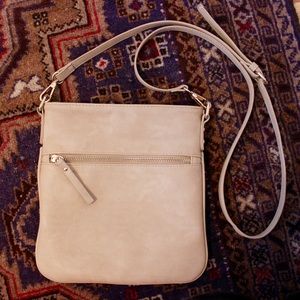 Small Cream Cross-Body Handbag